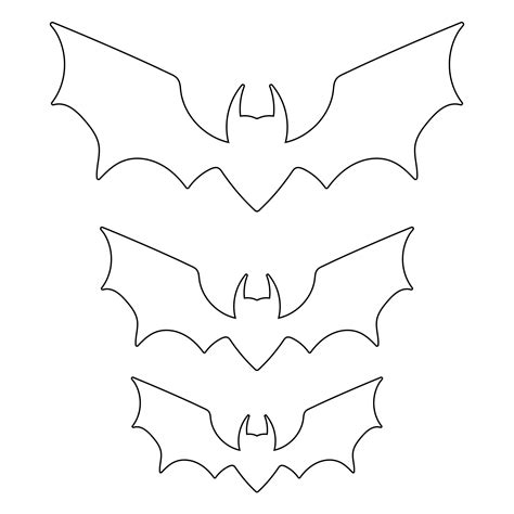 Printable Bat Stencil